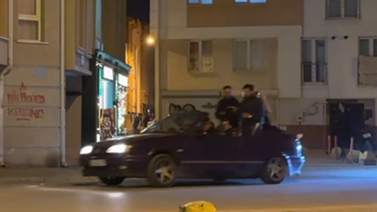 Trafikte Tehlikeli Yolculuk Kameraya Yansıdı