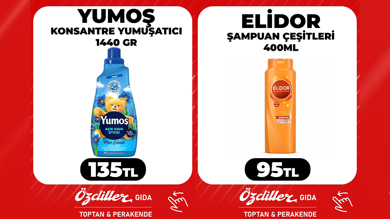 Yumoş Yumuşatıcı, Elidor Şampuan Çeşitleri