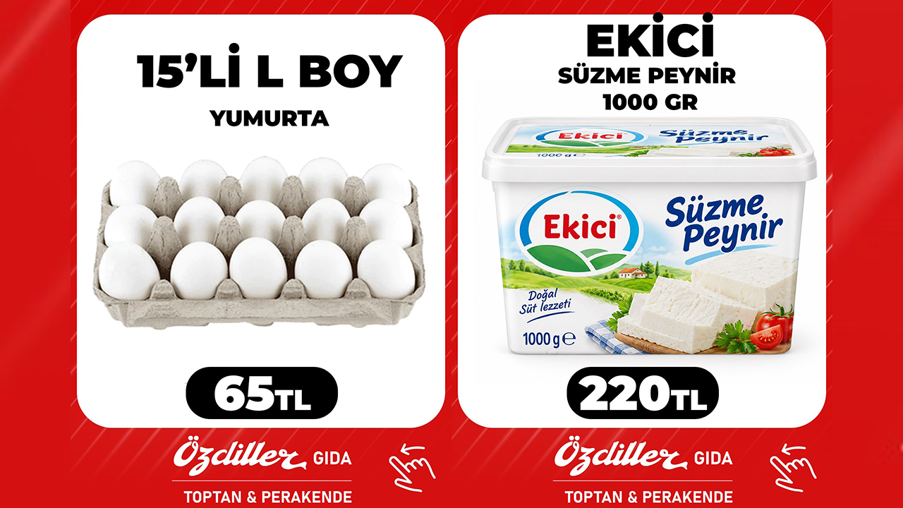 Yumurta, Peynir Ve Yufkada Kampanyalı Fiyatlar